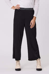 Womenswear: Side Trim Knit Palazzo Pant