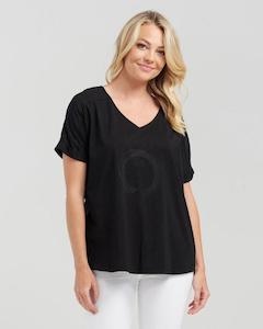 Womenswear: Paradise Top - Black