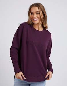 Simplified Crew - Plum