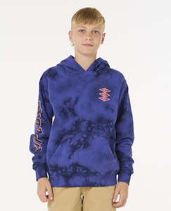 Boys 8 14yrs: Raw Energy Tie Dye Hood