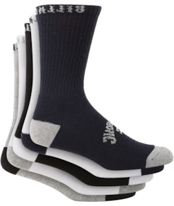 Boys Sports Socks 5 Pack
