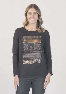 Printed Pullover - Black