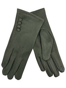 Suede 4 Button Detail Glove - ST411-43