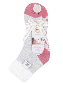 Heat Holders Lounge Sock - Twist Light Grey