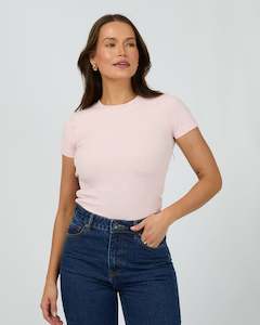 Womenswear: Bella Tee - Blush Marble