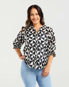 Fashion Tops: Tessa Blouse - Windmill