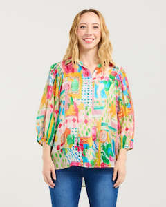 Fashion Tops: Emily Shirt - Radiant