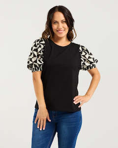 Fashion Tops: Amelia Top - Windmill