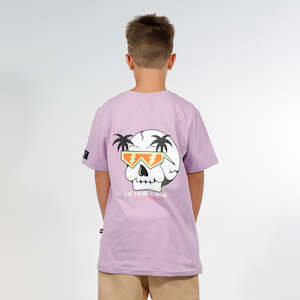 Boys 2 8yrs: The Future Is Bright SS Tee - Light Purple