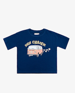 Girls 2 8yrs: Blue Sun Chaser Tee