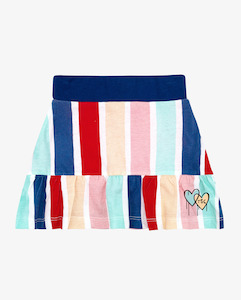 Girls 2 8yrs: Summer Stripe Skort