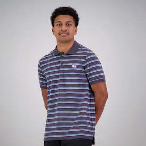 Canterbury: M Yarn Dye Polo - Ebony