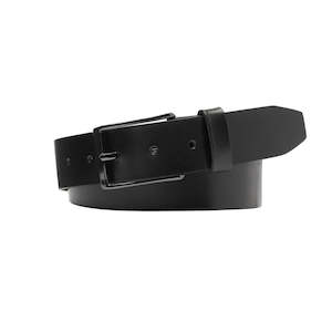 Mens Accessories: 5143 Taylor Leather Belt - Black