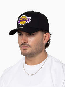 NBA Black W/ Team Logo Flex 110 Snapback - Los Angeles Lakers