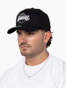NBA Black & White Flex 110 Snapback - Los Angeles Lakers