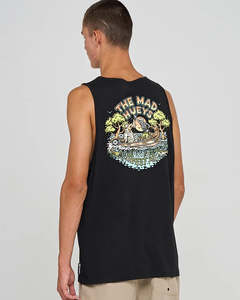 Menswear: Sweet As NZ Tank - Black