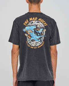 Get Hammered SS Tee - Washed Black