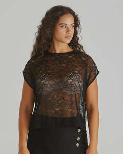 Liam Lace Button Back Tank