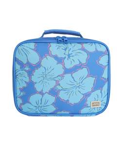 Backpacks 1: Happy Hibicus Lunch Box - Tidal Blue
