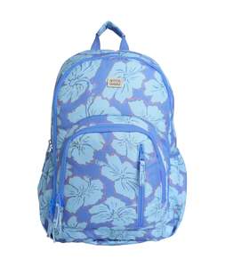 Happy Hibiscus Roadie Jnr Backpack - Tidal Blue
