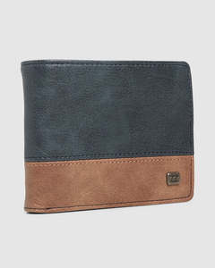 Dimension Wallet - Navy/Tan