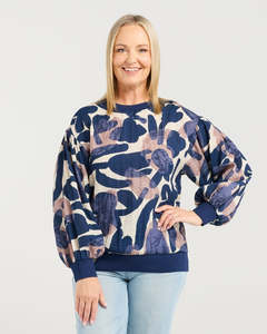 Womenswear: Emily Top - Bold Flora