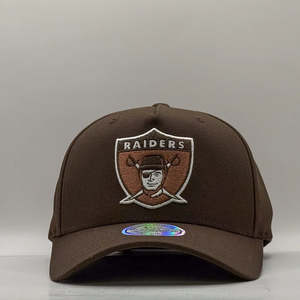 NBA Brown Flex 110 Snapback - Oakland Raiders