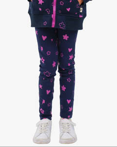 Navy Icons Leggings
