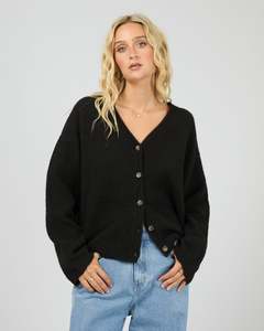 Cardigans: Nova Cardigan - Black