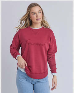Womenswear: Signature Crew - Rhubarb