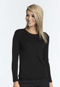 BR Merino Harper Crew - Black