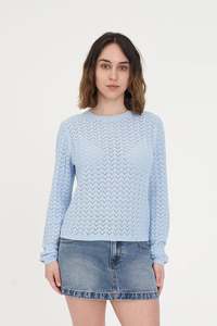 Ziggy Cruise LS Top - Bay Blue