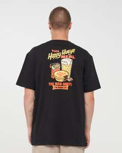 Happy Hueys Meal Tee - Black