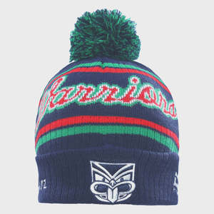 Menswear: Warriors Mens Beanie - Navy
