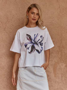 Womenswear: Salore Printed Tee - Lily