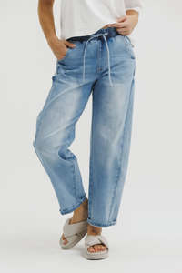 Barrel Jeans - Sky Wash