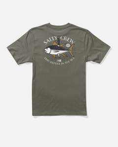 Boys 8 14yrs: Omakase Boys SS Tee - Dusty Olive