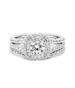 Ring Sets: Diamond Ring Set 13