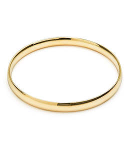 Bracelets: 9ct Yellow Gold Bangle. One Troy Ounce