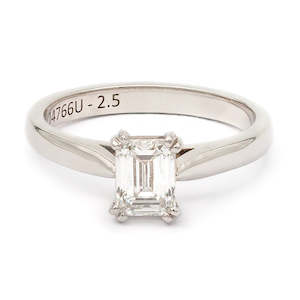 1.00ct Emerald Cut Solitaire