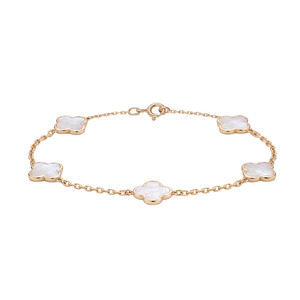 Mother Of Pearl Petal Bracelet