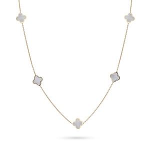 Necklaces: Mother Of Pearl Petal Necklace