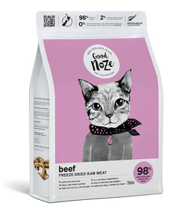 Products: Good Noze Beef Freeze Dried Cat Food 350gm Pet Essentials Rototuna Hamilton
