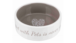Products: Pet’s Home Ceramic Bowl – Mocha Pet Essentials Rototuna Hamilton