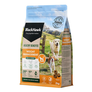 Products: Black Hawk Healthy Benefits- Weight Management Pet Essentials Rototuna Hamilton