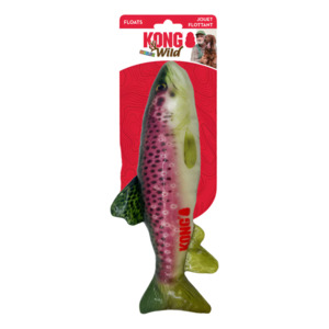 Kong Dog Toys: Kong Wild Shieldz Water Resistant Trout