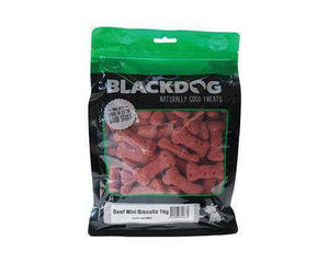 BlackDog Mini Treat Biscuits Beef Dog Treat