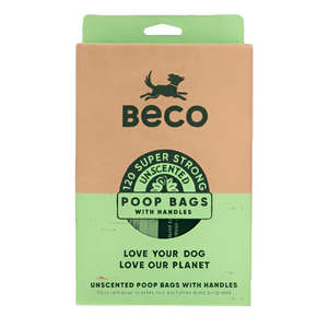 Beco Unscented Poop Bags With Handle