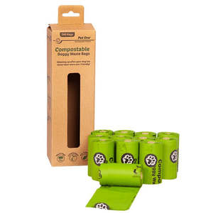 Clean Up: Pet One Compostable Doggy Waste Poop Bags