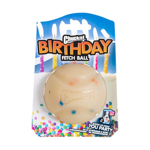 Chuckit Birthday Fetch Ball Dog Toy